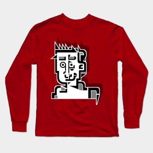 Abstract Man Long Sleeve T-Shirt